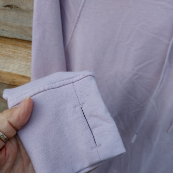 💗💗90 Degrees Hoodie Mauve Pink Pullover Medium - Picture 4 of 10